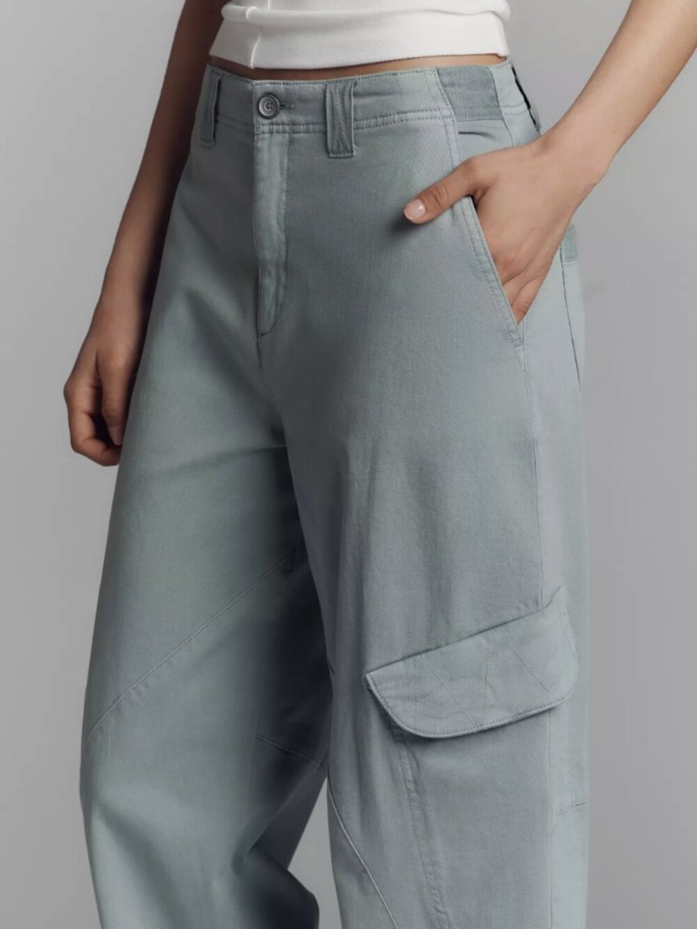 Pilcro Anthropologie | Utility Bow Pants - Picture 3 of 15
